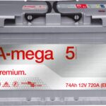 Amega Akumulator Premium 74Ah 720A Kielce Am5 74