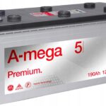 Amega Akumulator Premium M5 12V 190Ah 1200A 6Ст 190 А3 Flat