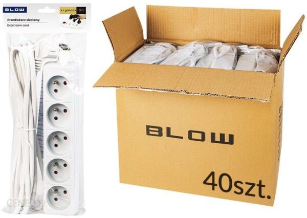 Blow Przedłużacz Pr-570P 3m 3X1