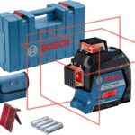Bosch GLL 3-80 Professional zestaw: walizka + 4 baterie + akcesoria 0601063S00