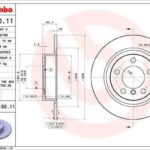Brembo Tarcza Hamulcowa 08.D180.11