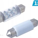 Carmotion Żarówka Vision C5W Sv8.5 36Mm 12V 6X 3Mm Led Biała 58362