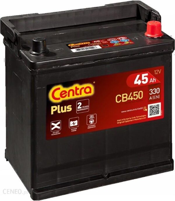 Centra Akumulator Plus Cb450 12V 45Ah 330A P Plus