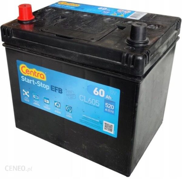 Centra Efb 12V 60AH 520A CL605