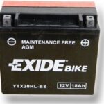 Exide Bike Maintenance Free Agm 12V 18 Ah 270A Ytx20Hl-Bs