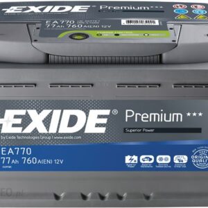 Exide Ea722 72Ah/720A Premium P+