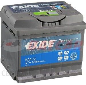 Exide Premium Ea472 - 47Ah 450A P+