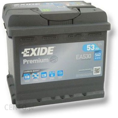 Exide Premium Ea530 - 53Ah 540A P+