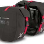 Extrawheel Sakwy Rider Czarny Czerwony 30 L