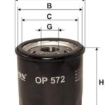 FILTRON filtr oleju OP572