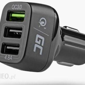 Green Cell Power Ride Car Charger 3xUSB Ultra Charge