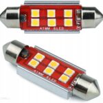 Interlook Żarówka Led Rurkowa C5W 42Mm Pomarańczowa Canbus C5W-6Smd-3030-42Mm-O