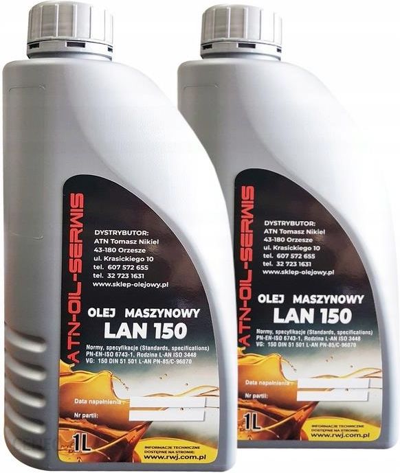 Jasol Olej Maszynowy Lan 150 2L