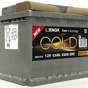 Jenox Akumulator Gold 12V 53Ah 530A Jenox053612