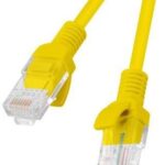 LANBERG PATCHCORD KAT.6 UTP 0.25M ŻÓŁTY FLUKE PASSED (Z23039)