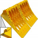 Lokhen 2X Blokada Klin Pod Koło 201Mm E53 Z Wkładką Metal