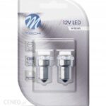 M-Tech Dioda Led 2Szt X Ba15S 12Led 5Mm Żółta Lb039Y