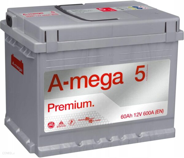 Megatex Akumulator Amega M5 60Ah 600A Amper 5 60