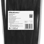 Opaski zaciskowe wielorazowego użytku trytytki odpinane 4.8x200mm 100 szt. czarne