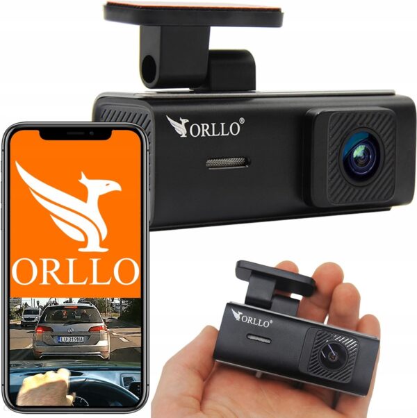 Orllo Kamera Samochodowa Rejestrator Jazdy Full Hd Plus Wifi