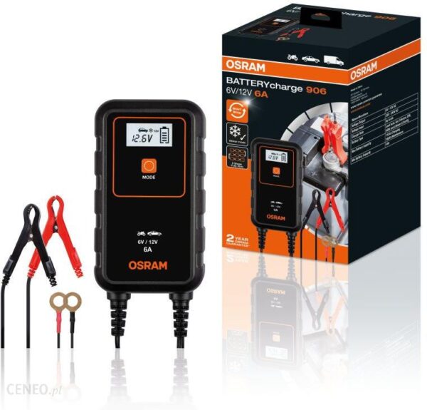 Osram BATTERY CHARGE 906 INTELIGENTNY PROSTOWNIK 6A OEBCS906