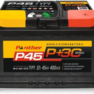 Panther Batterien Akumulator Panther P 45 12V 45Ah 400A 211 175 190 P 45 P+45