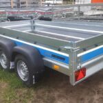 Przyczepa SOLIDUS 2 osie 263X125cm burta 35 lekka