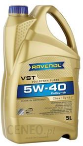 Ravenol Turbo Vst 5W40 Cleansynto A3/B4 Sn/Cf 5L Rav5W40Vst5L