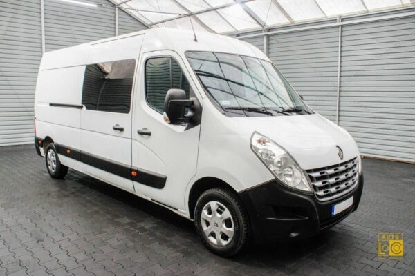 Renault Master MAXI L3H2 + BRYGADÓWKA + 7 Osób +