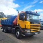 Scania 114c Wywrotka + HDS HMF 1253K2