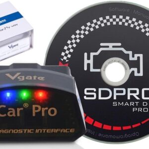 Sdprog Interfejs Diagnostyczny Obd2 Vgate Icar Pro Bt Le 4.0 + Polski Program