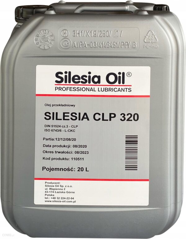 Silesia Oil Olej Przekładniowy Transol Clp 320 20L
