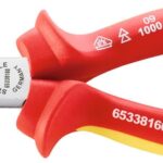 Stahlwille Szczypce Półokrągłe "Langbeck"Dla Mechaników Izolowane Vde1000V Długie L=160Mm Chrom./Izolow. 65338160