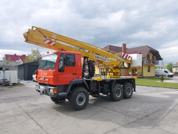 Star 266 M 6x6 MAN PODNOŚNIK KOSZOWY P-184H