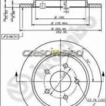 Tarcza hamulcowa BREMBO 08.4931.10