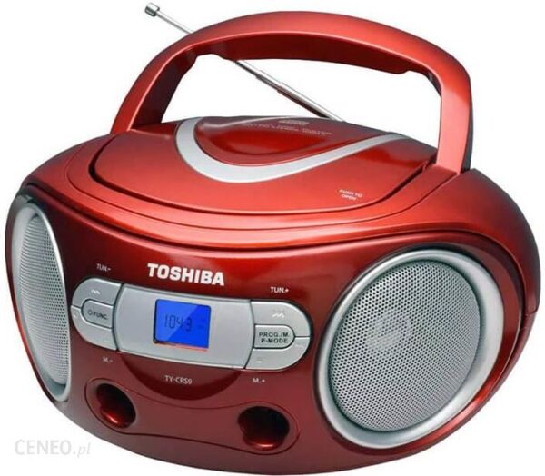 Radioodtwarzacz Toshiba FM CD CRS9 Czerwony