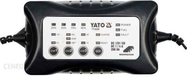 YATO YT-8300 elektroniczny 12/6v 1/4a 200ah