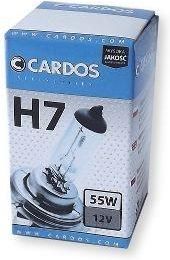 Żaróka halogenowa H7 55W przeźroczysta Cardos AH715